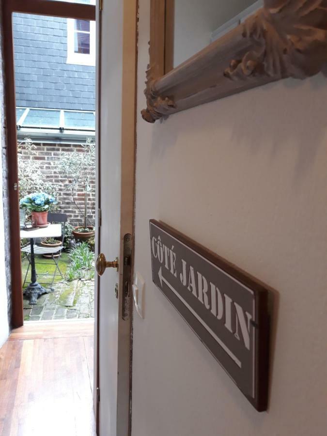Ferienwohnung My Little Garden -Parking Gratuit 500M -Coeur Historique -La Clef De Honfleur Exterior foto